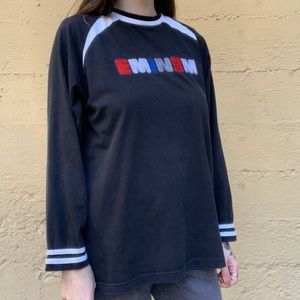 Eminem Unique Embroidered Long Sleeve Shirt
